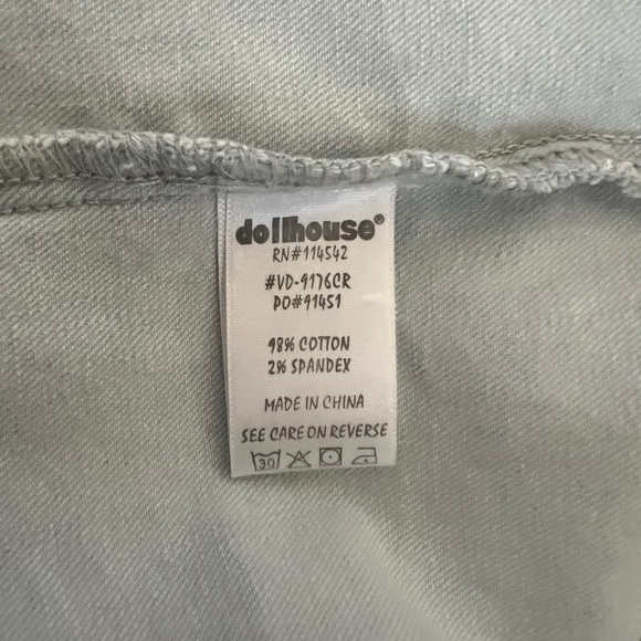 Women’s Dollhouse Denim Jacket Long Sleeve in Medium - Picture 6 of 10